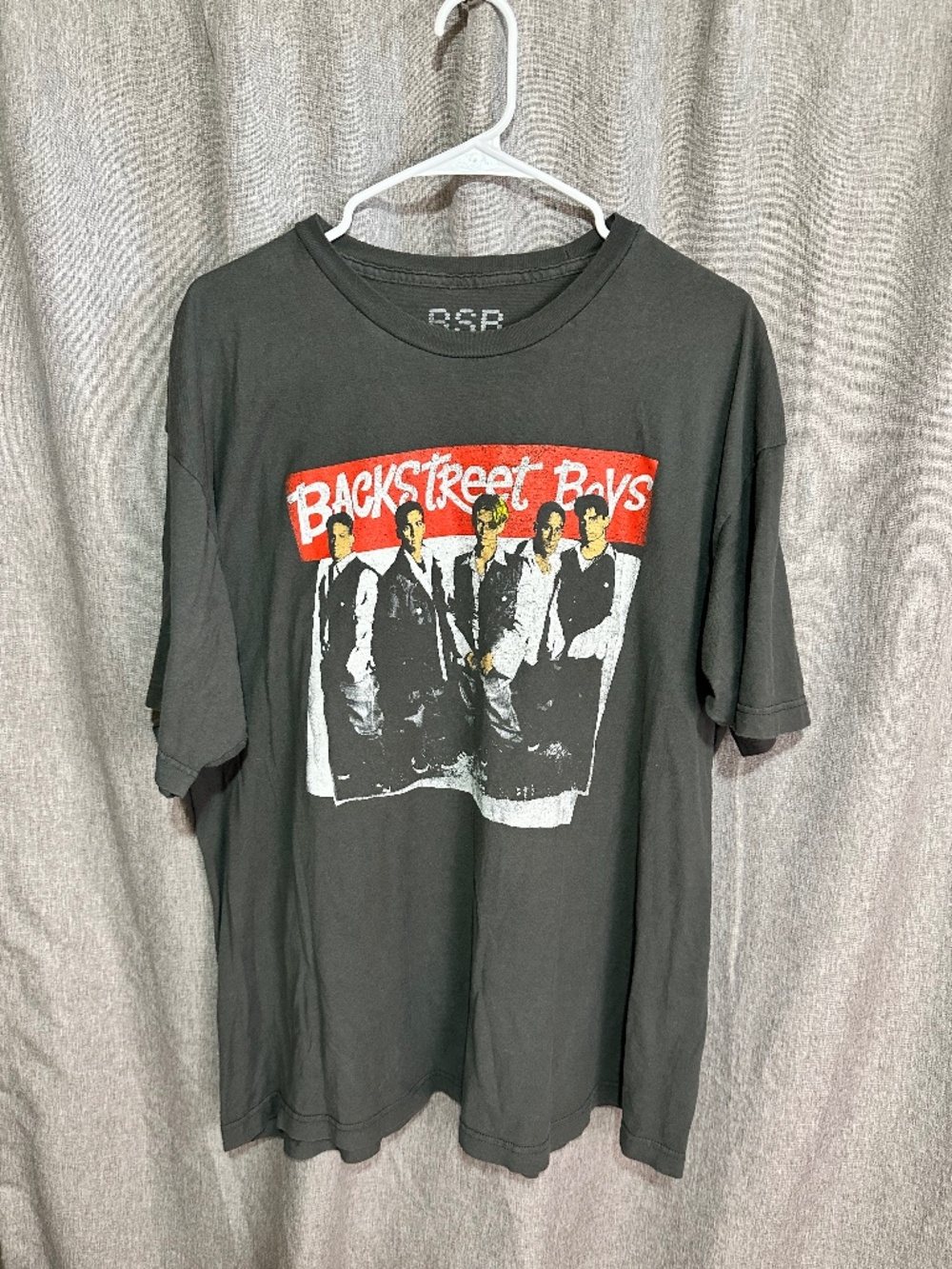 Backstreet Boys Vintage Style Distressed Graphic Band Tee - Size XL